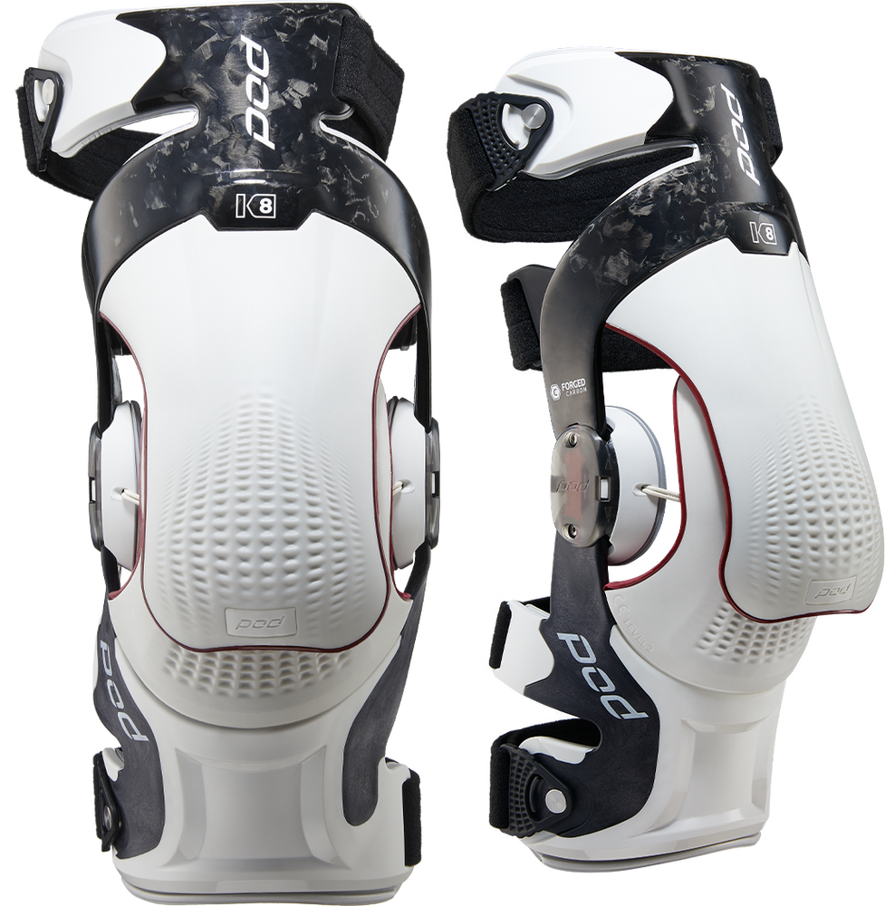 POD Protection POD K8 3.0 KNEE BRACE CARBON (Pair) Jorgensen Powersports
