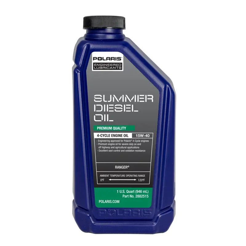 Polaris Automotive Parts and Accessories Polaris 15W-40 Diesel Engine Oil 2882515 00197915058926 Jorgensen Powersports