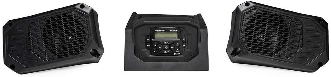 Polaris Automotive Parts and Accessories Polaris 160 Watt Waterproof Am/FM Bluetooth Audio System by MB Quart 2882750 00194722010710 Jorgensen Powersports