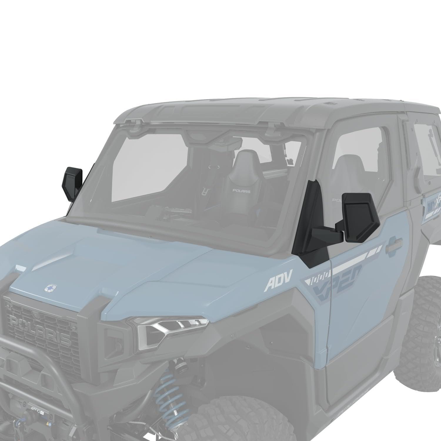 Polaris Automotive Parts and Accessories Polaris Adjustable Folding Side Mirrors 2884491 2884491 194722770409 Jorgensen Powersports