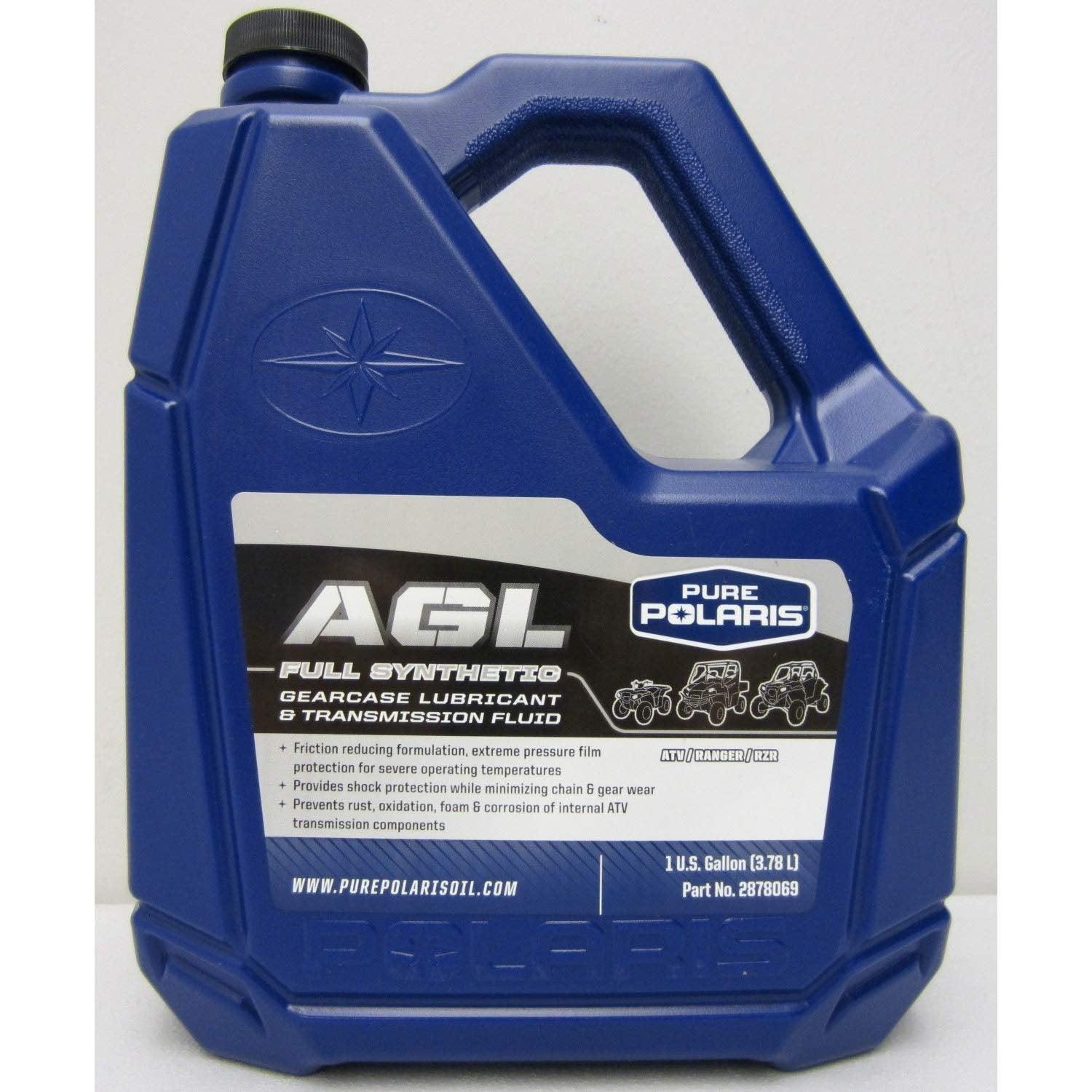 Polaris Automotive Parts and Accessories Polaris AGL Full Synthetic Gearcase Lubricant/Transmission Fluid - 1 Gallon 2878069 2878069 00194722041462 Jorgensen Powersports