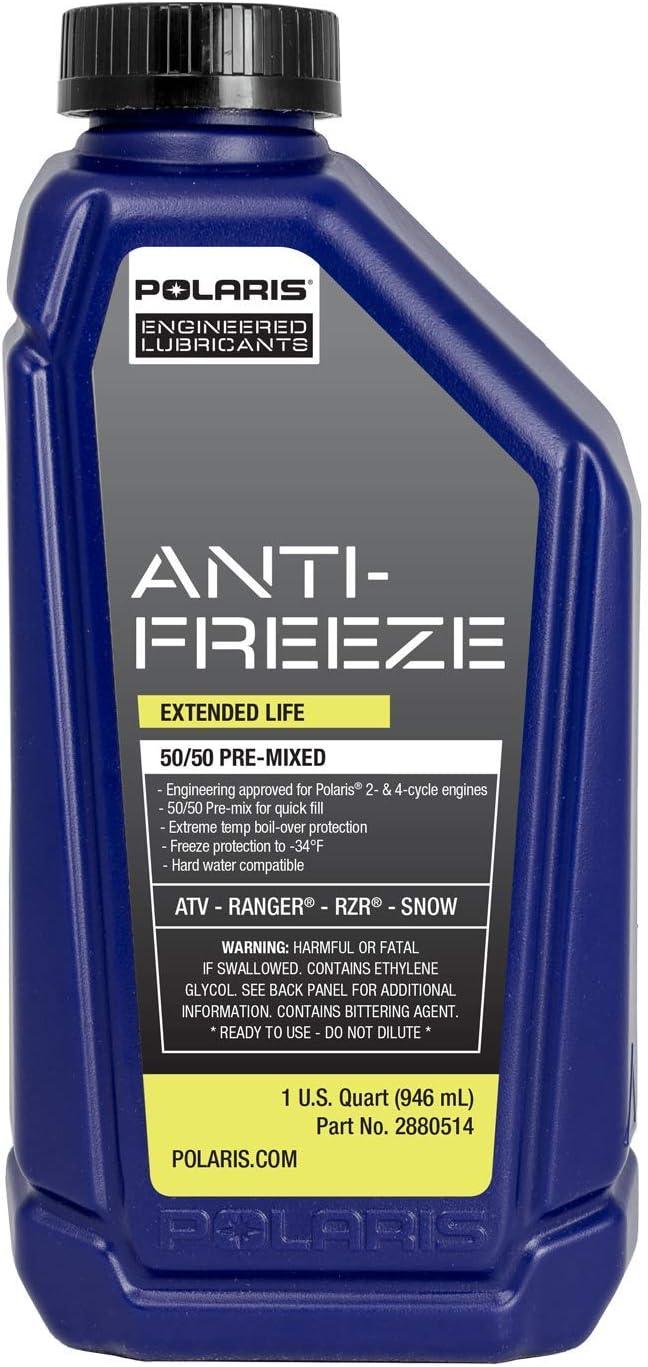Polaris Automotive Parts and Accessories Polaris Antifreeze 50/50 Pre-Mixed - 1 Quart 2880514 2880514 194722067530 Jorgensen Powersports