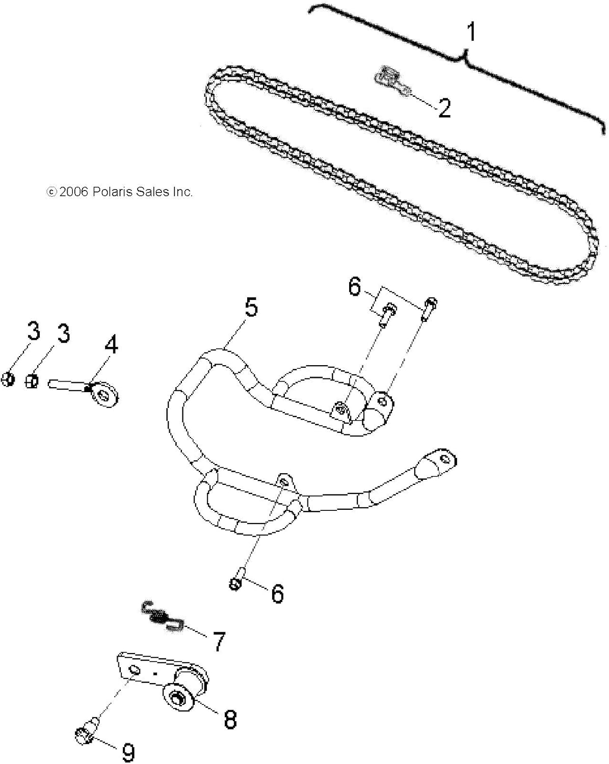 Polaris Automotive Parts and Accessories Polaris ATV Torsion Spring, Genuine OEM Part 0451687 451687 Jorgensen Powersports