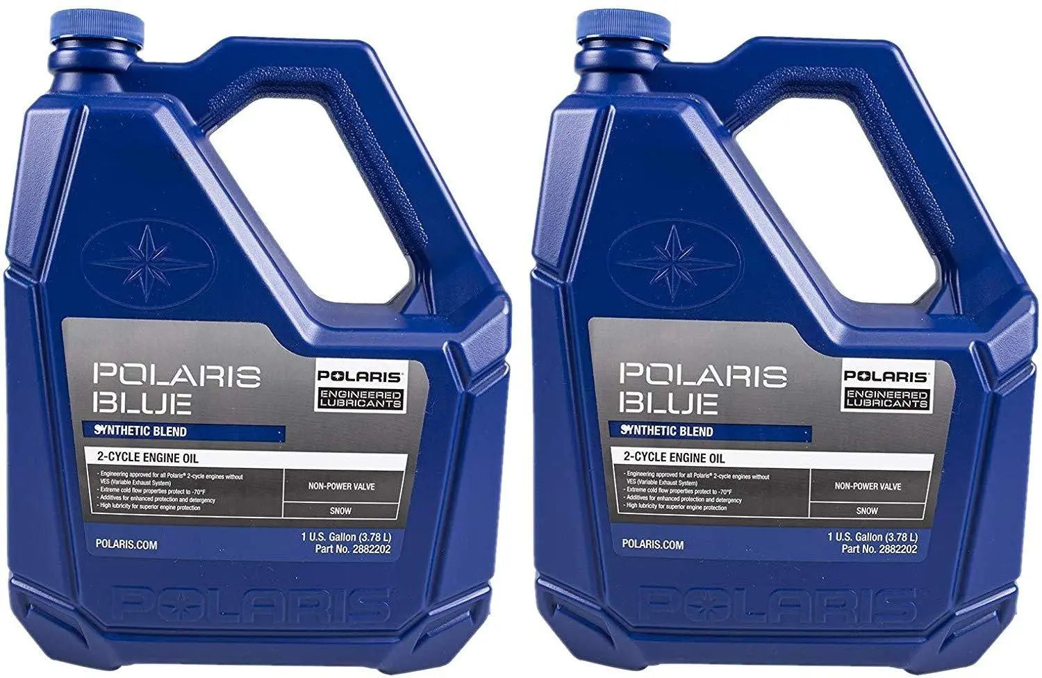 Polaris Blue Synthetic Blend 2-Cycle Oil - 1 Gallon 2-Pack 2882202 X2 Polaris