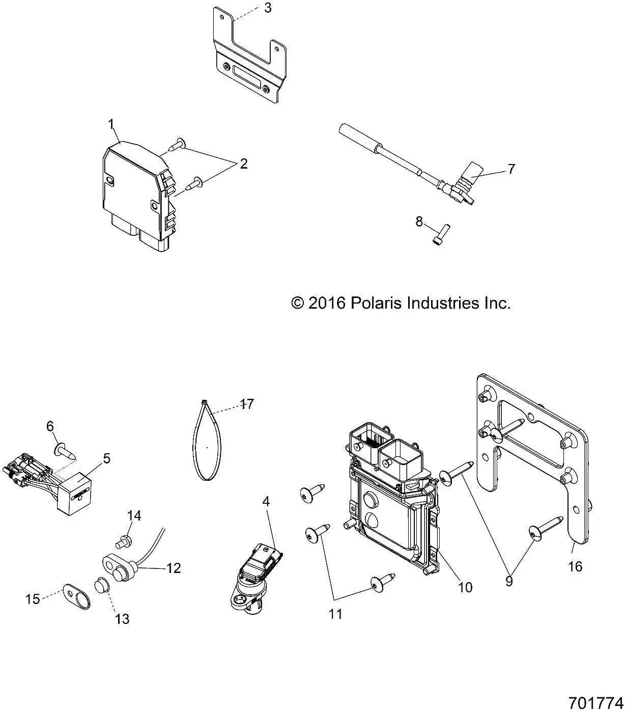 Polaris Crank Position Sensor 2410720 Polaris