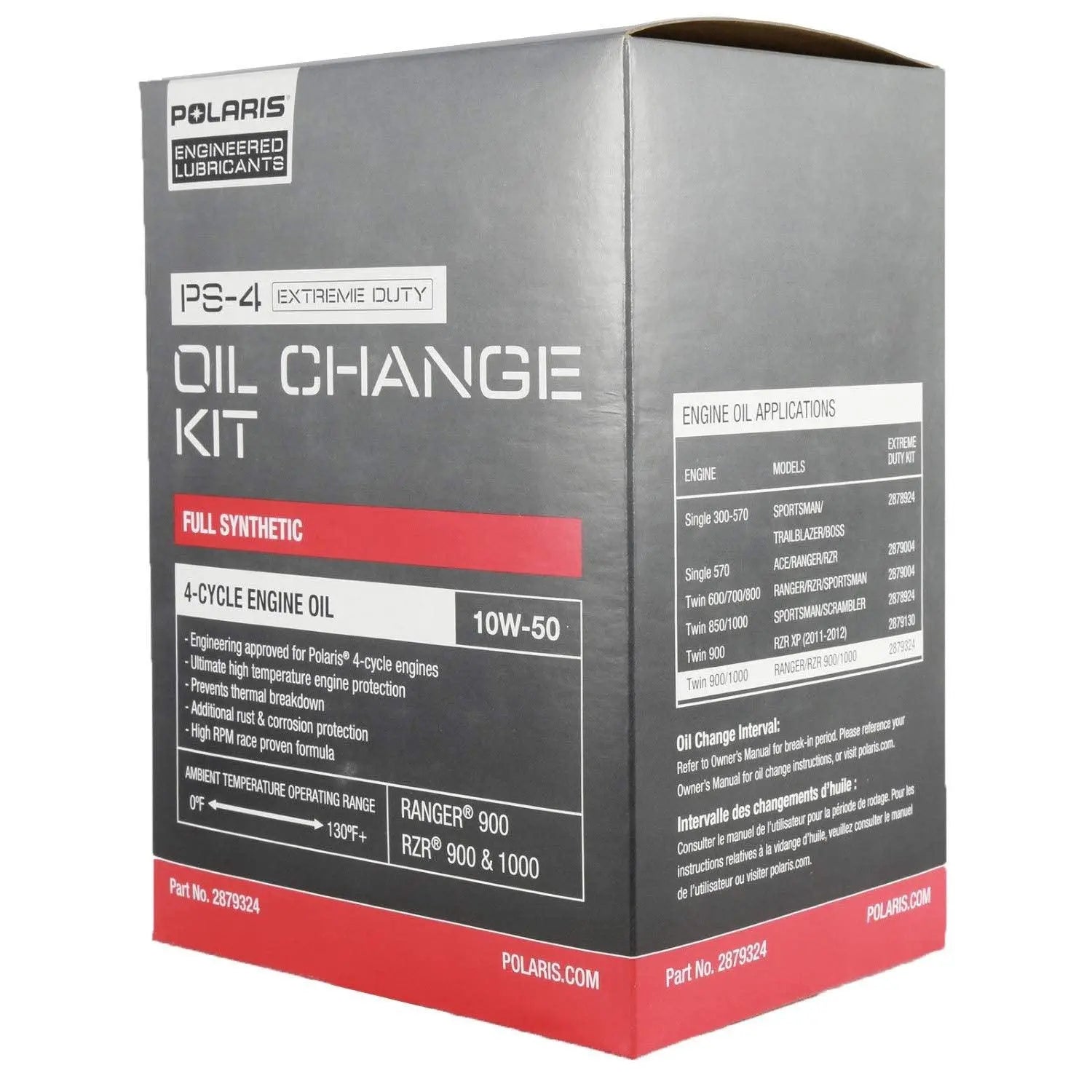 Polaris Extreme Duty Oil Change Kit 0w/30 2890057 Polaris