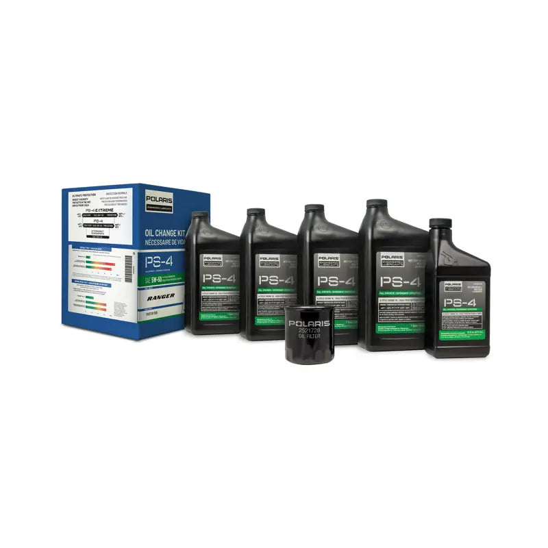 Polaris Automotive Parts and Accessories Polaris Full Synthetic Oil Change Kit 2890882 2890882 00197915036030 Jorgensen Powersports