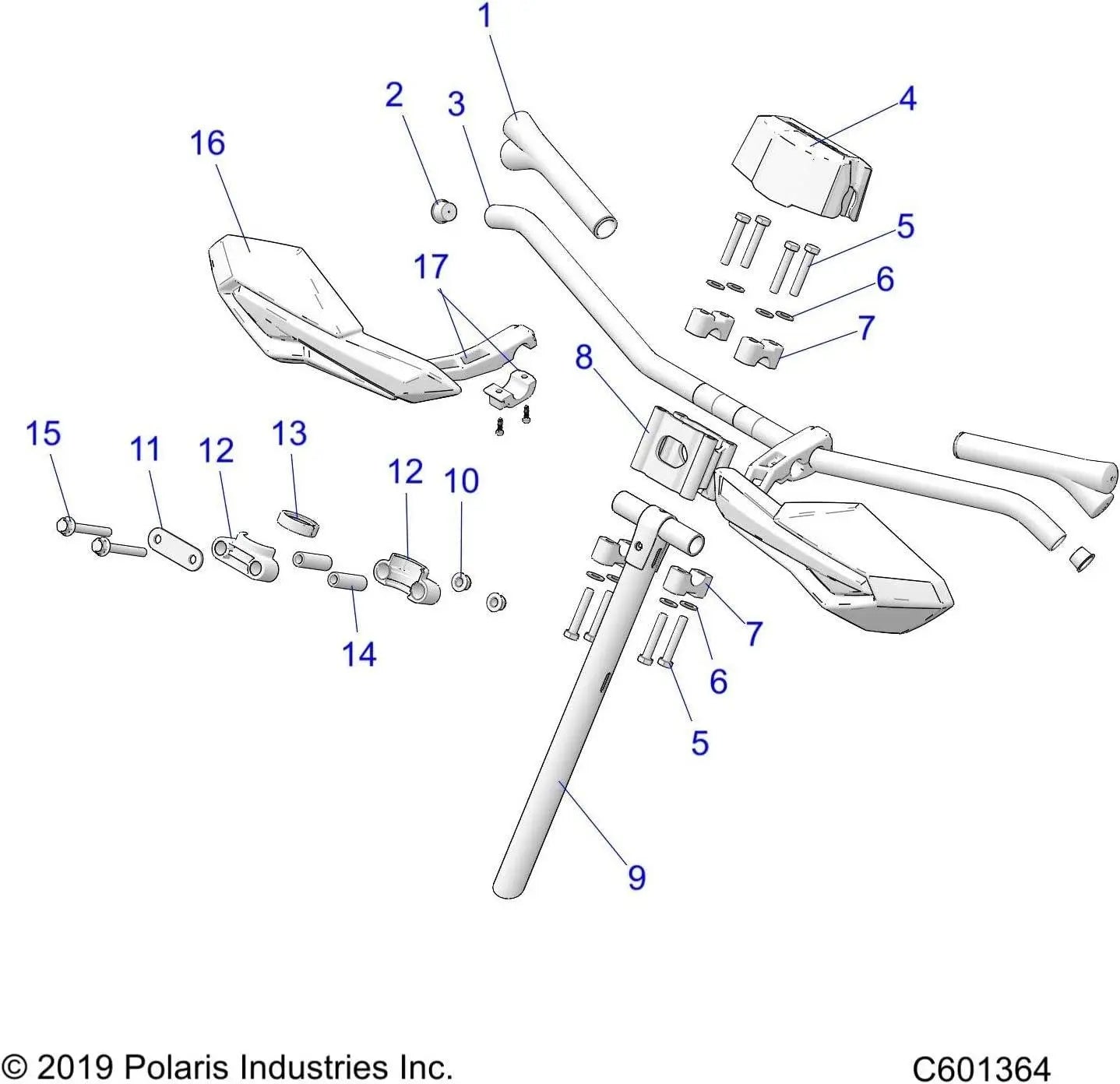 Polaris Hand Guards 2879192 Polaris