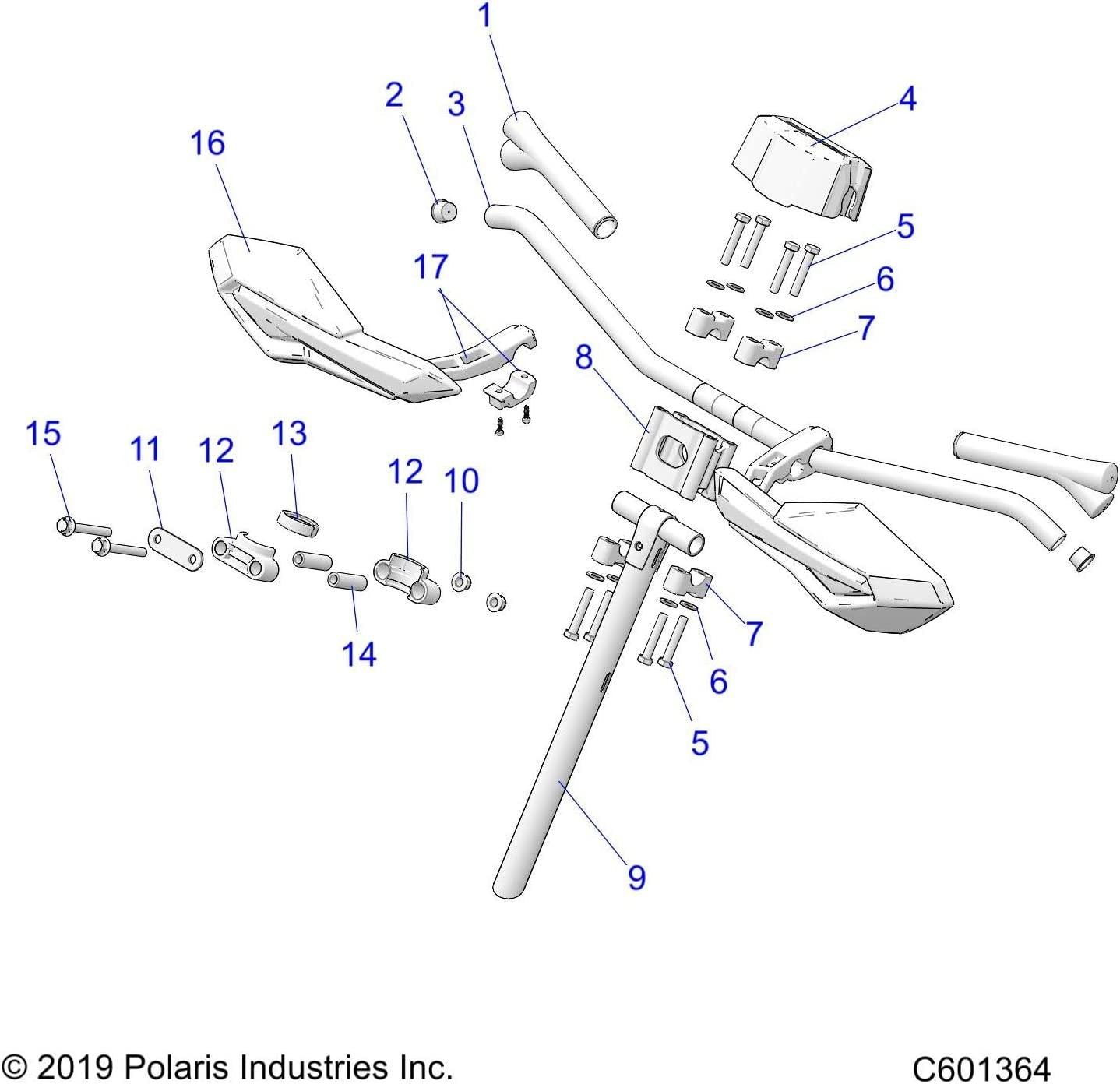 Polaris Automotive Parts and Accessories Polaris Hand Guards 2879192 - USED 2879192 U Jorgensen Powersports