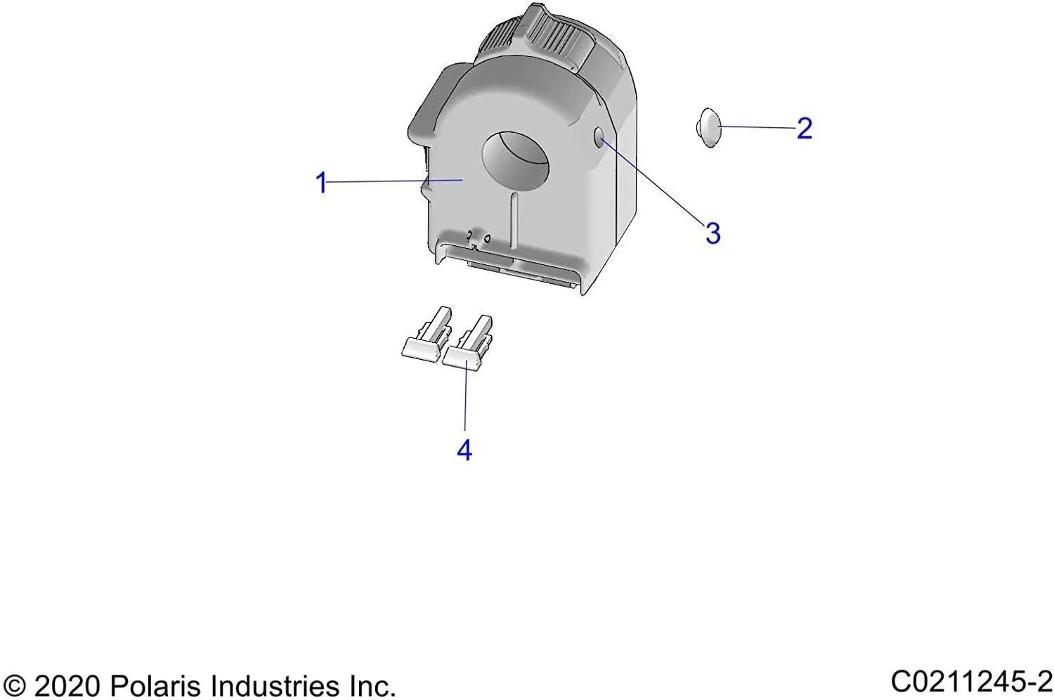 Polaris Hi/Lo/Off Left Control Polaris