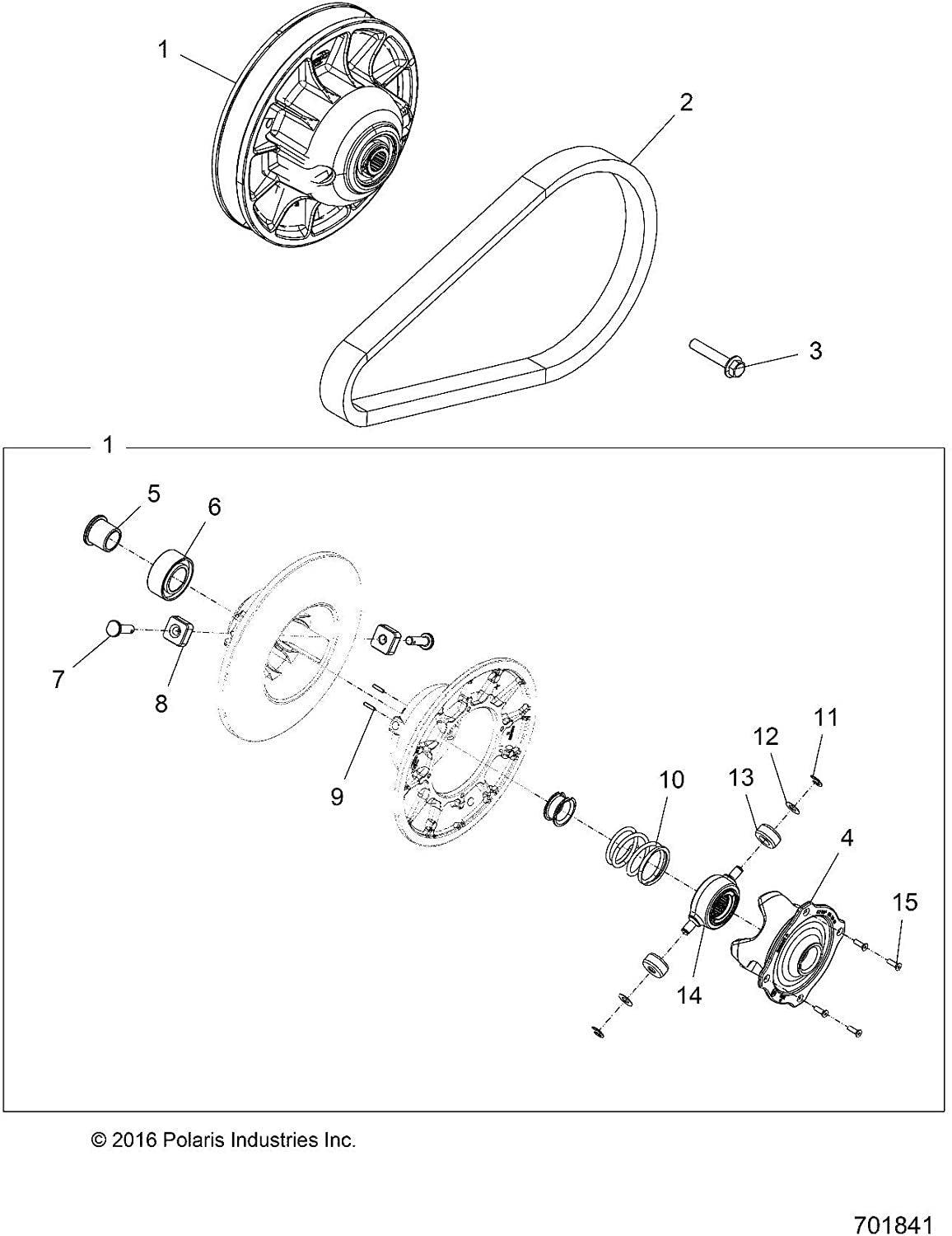 Polaris Automotive Parts and Accessories Polaris ORV Drive Belt 3211180 3211180 00194722000179 Jorgensen Powersports