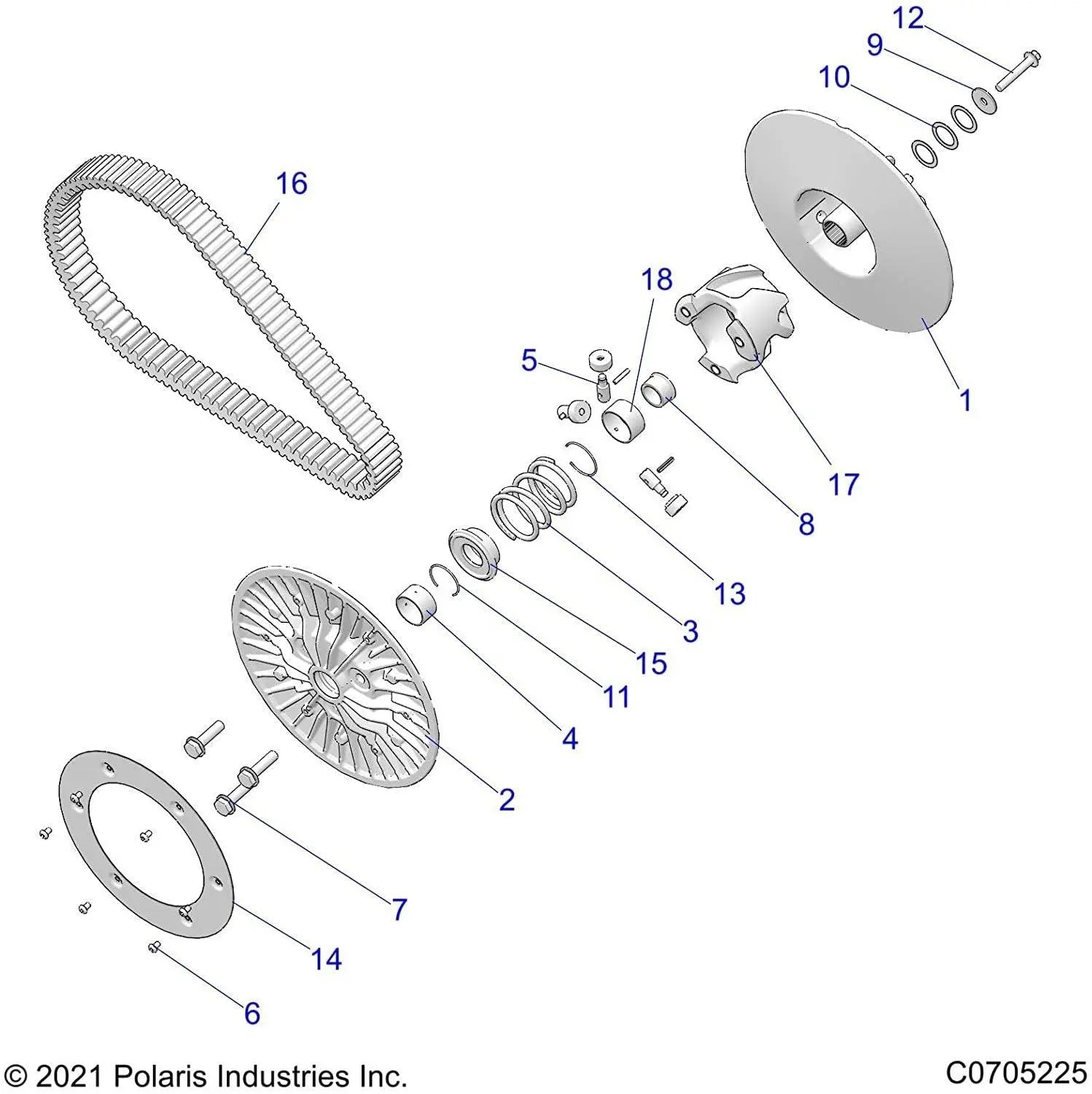 Polaris ORV Drive Belt 3211202 Polaris