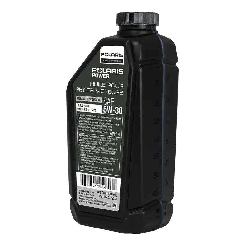 Polaris Automotive Parts and Accessories Polaris Power Small Engine Oil (1 Quart) 2879383 2879383 00194722413016 Jorgensen Powersports