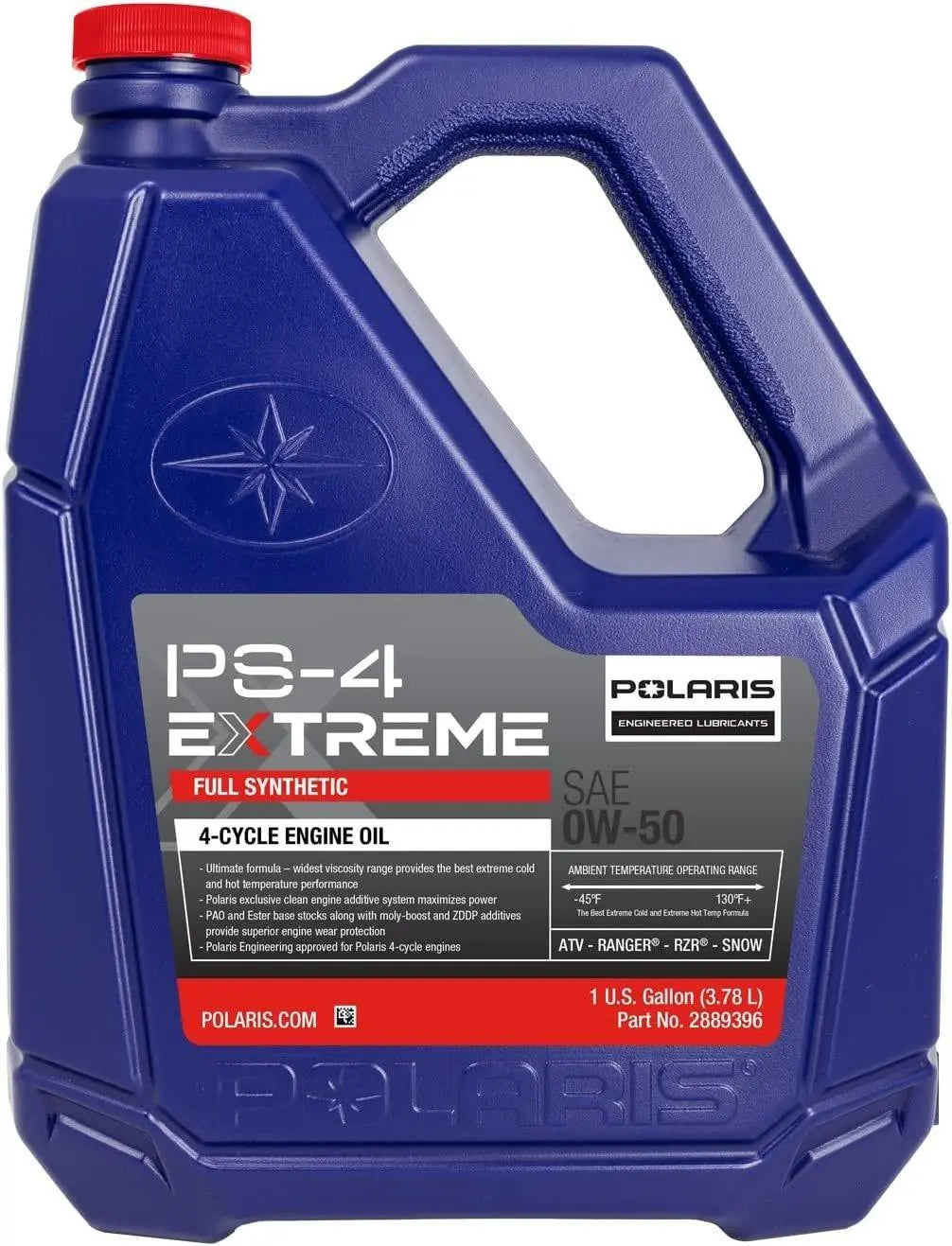Polaris PS-4 Full Synthetic Engine Oil 0w/50 - 1 Gallon Polaris