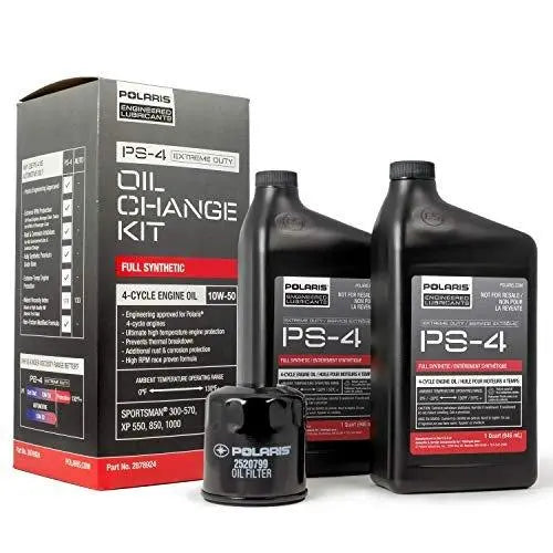Polaris PS-4 Full Synthetic Oil Change Kit Polaris
