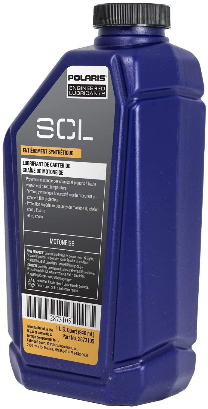 Polaris Automotive Parts and Accessories Polaris SCL Synthetic Chaincase Lubricant - 1 Quart 2873105 194722041479 Jorgensen Powersports