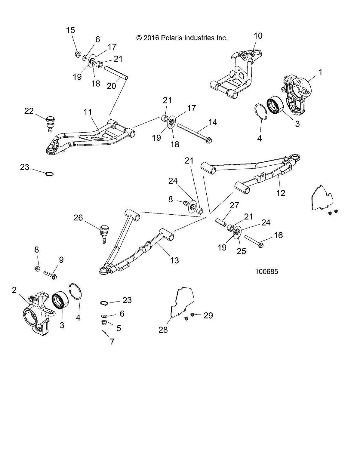 Polaris Sealed Ball Bearing Polaris
