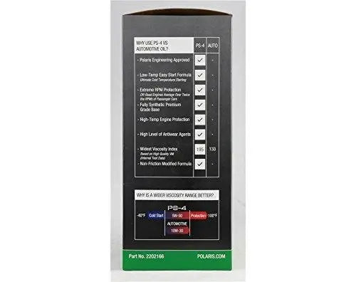 Polaris Full-Synthetic PS-4 Oil Change Kit - 2 Quarts 2202166 Polaris