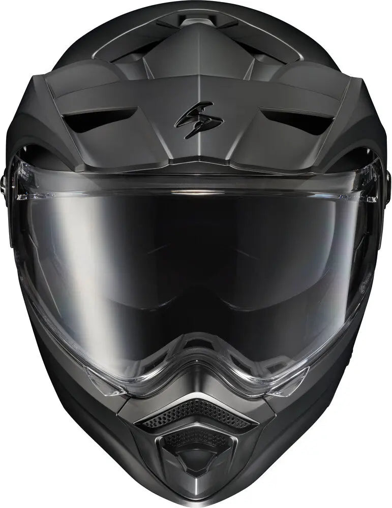 Scorpion helmet SCORPION EXO EXO-AT960 MODULAR HELMET MATTE BLACK Jorgensen Powersports
