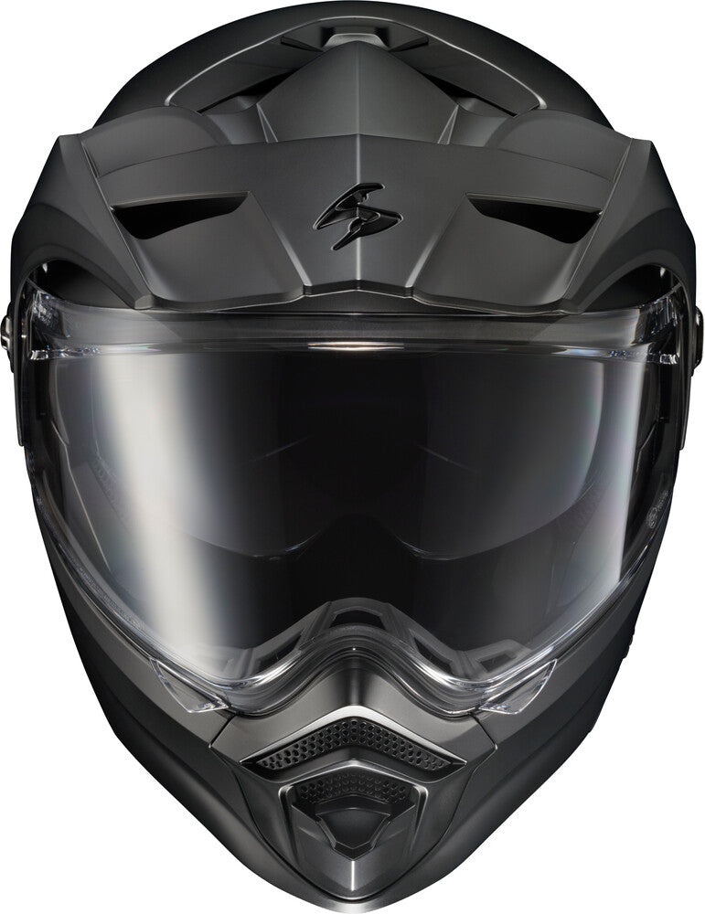 Scorpion helmet SCORPION EXO EXO-AT960 MODULAR HELMET MATTE BLACK Jorgensen Powersports
