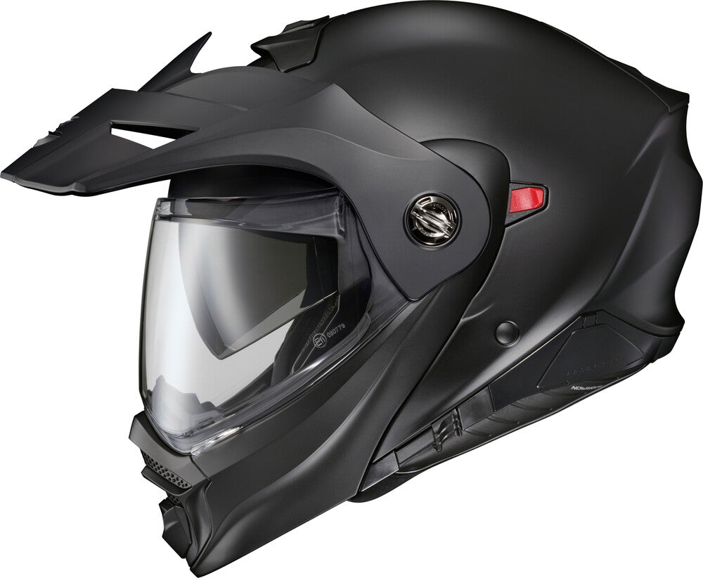 Scorpion helmet SCORPION EXO EXO-AT960 MODULAR HELMET MATTE BLACK Jorgensen Powersports