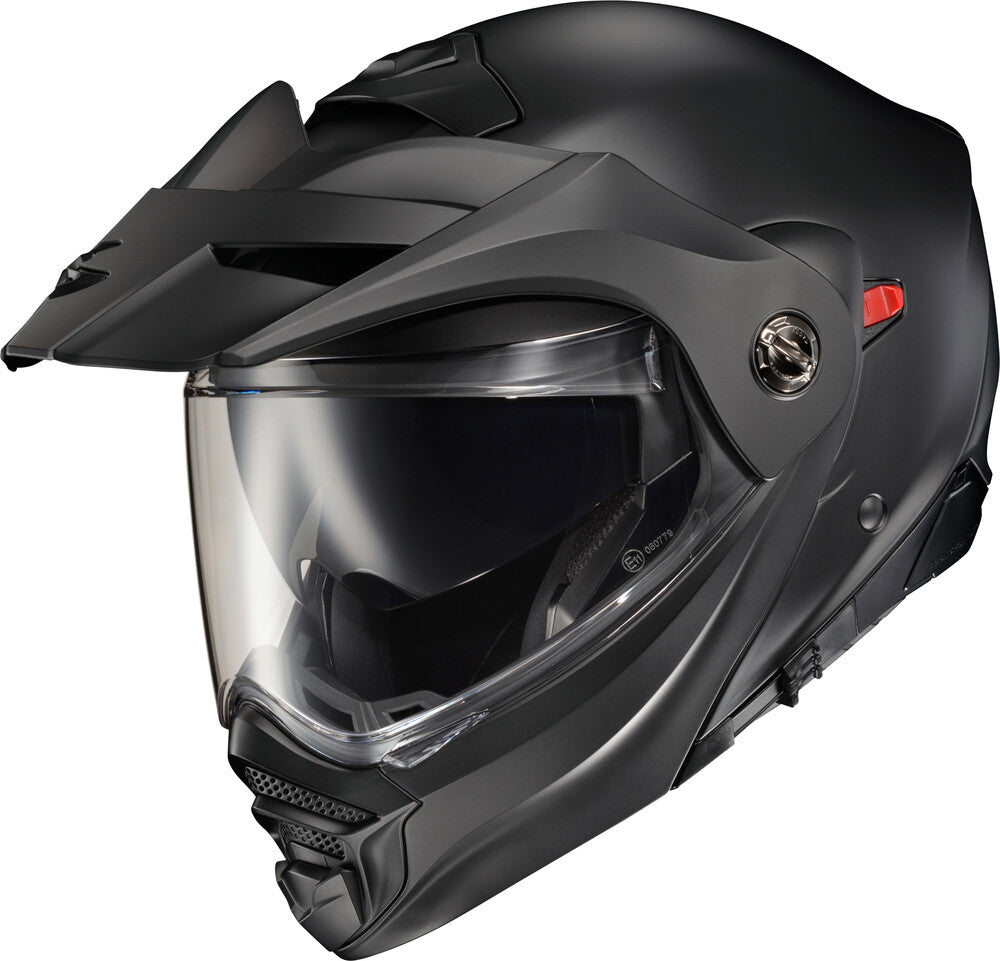 Scorpion helmet SCORPION EXO EXO-AT960 MODULAR HELMET MATTE BLACK Jorgensen Powersports