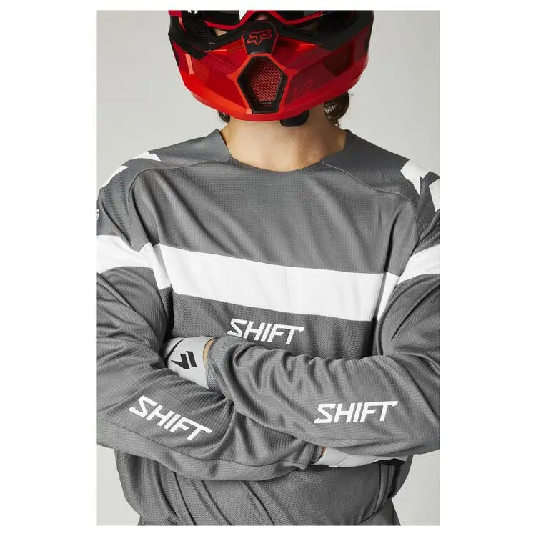 Shift Apparel Grey / Large Shift White Label Jersey 26490-187-L 191972473647 Jorgensen Powersports