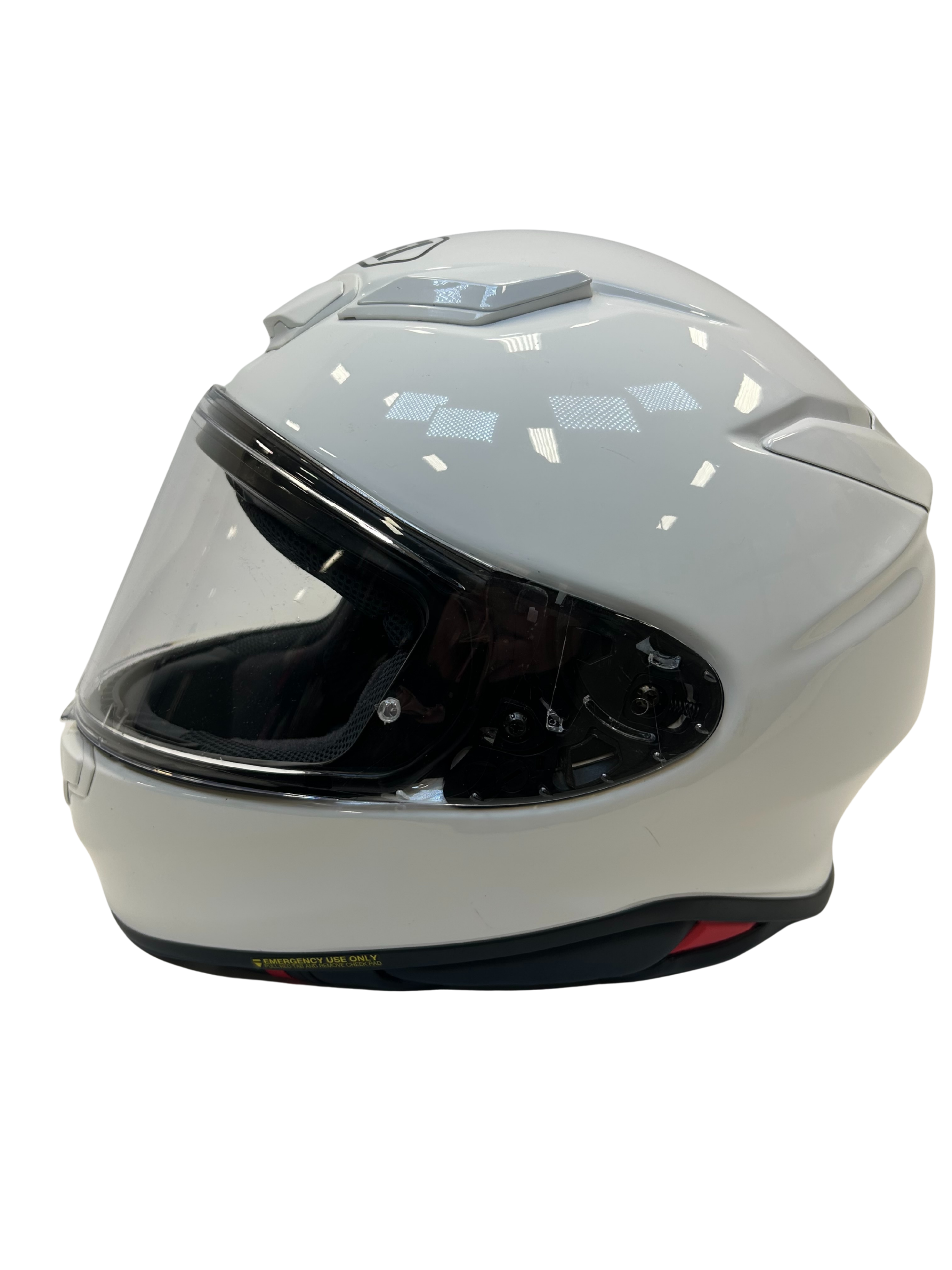 Shoei helmet Shoei RF-1400 Helmet White Size Medium USED 0101-0109-05 U Jorgensen Powersports