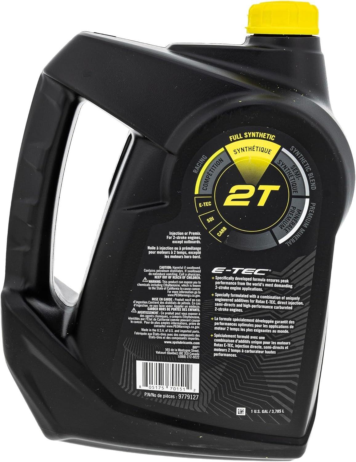 Ski-Doo Automotive Parts and Accessories Ski-Doo 2T E-Tec Synthetic Oil - 1 Gallon 9779127 Jorgensen Powersports