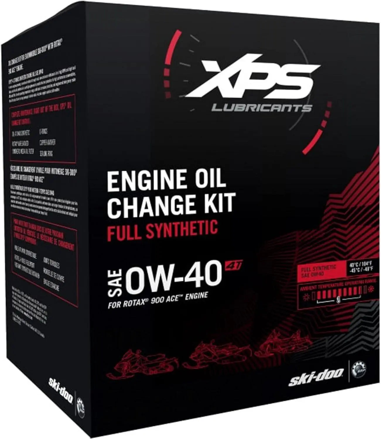 Ski-Doo 4T 0w/40 Full Synthetic Oil Change Kit Ski-Doo