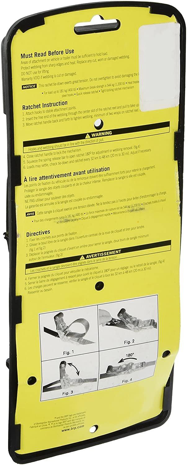 Ski-Doo Automotive Parts and Accessories Ski-Doo Ratchet Tie Down 715008309 715008309 Jorgensen Powersports