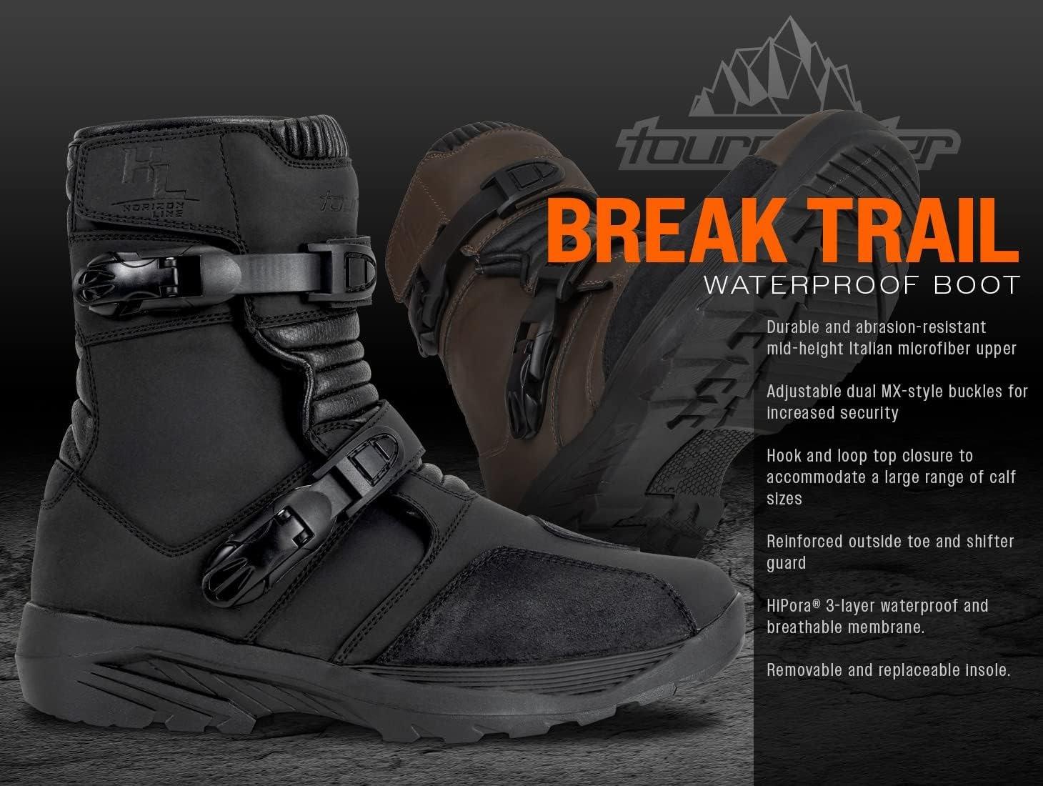 Tour Master Apparel Tour Master Break Trail Waterproof Street Boots Jorgensen Powersports