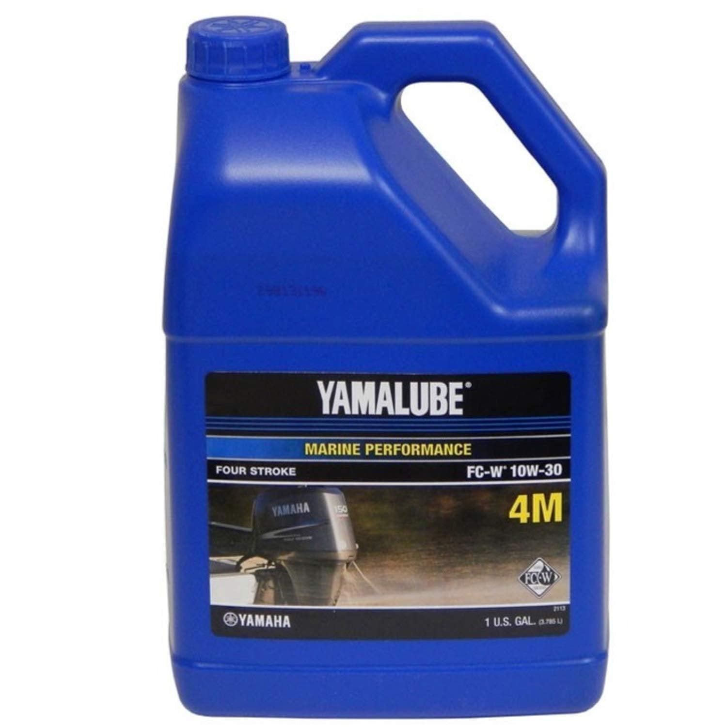Yamaha Automotive Parts and Accessories Yamaha 10w/30 Marine Performance Oil - 1 Gallon LUB-10W30-FC-04 780848336560 Jorgensen Powersports