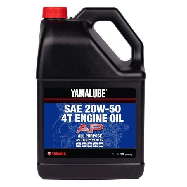 Yamaha Automotive Parts and Accessories Yamaha 4T oil 20w/50 - 1 Gallon LUB-20W50-AP-04 Jorgensen Powersports