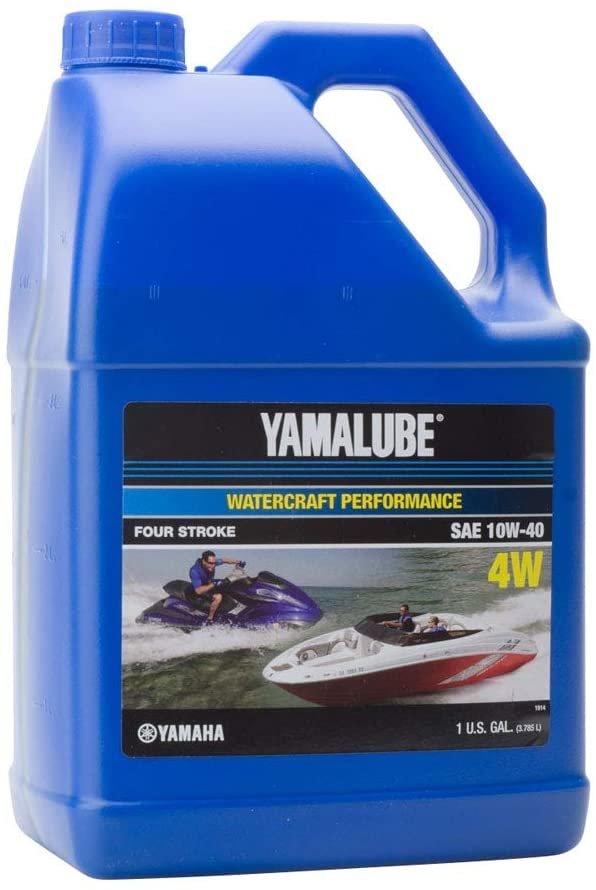 Yamaha Automotive Parts and Accessories Yamaha 4W Watercraft Mineral Oil 10w/40 - 1 Gallon LUB-10W40-WV-04 B LUB10W40WV04 Jorgensen Powersports