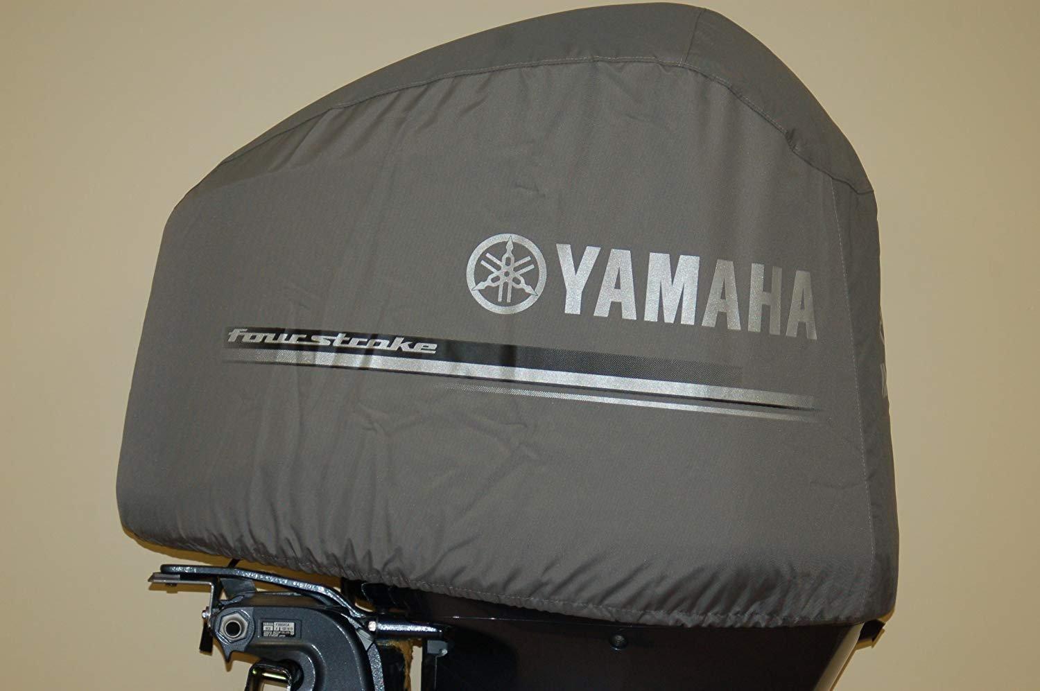 Yamaha Automotive Parts and Accessories Yamaha Deluxe Outboard Motor Cover MAR-MTRCV-F4-2L 780848337017 Jorgensen Powersports