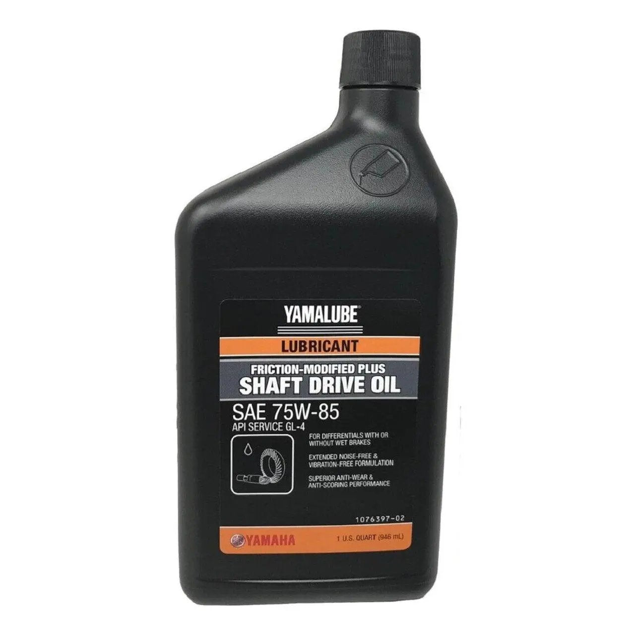 Yamaha Automotive Parts and Accessories Yamaha Friction Modified Plus Shaft Drive Oil - 1 Quart ACC-SHAFT-LU-00 Jorgensen Powersports