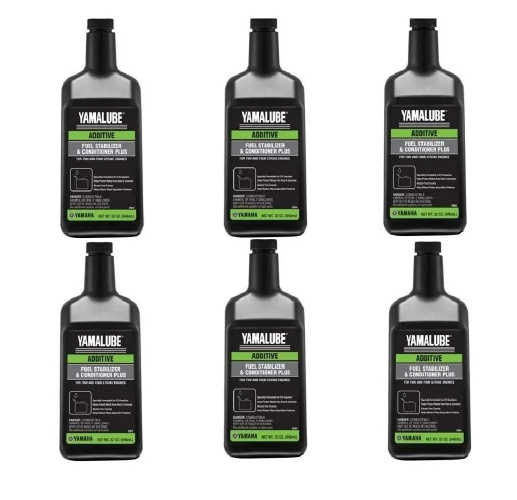 Yamaha Automotive Parts and Accessories Yamaha Fuel Stabilizer & Conditioner Plus - 32oz 6-Pack B007ITV8F2 Jorgensen Powersports