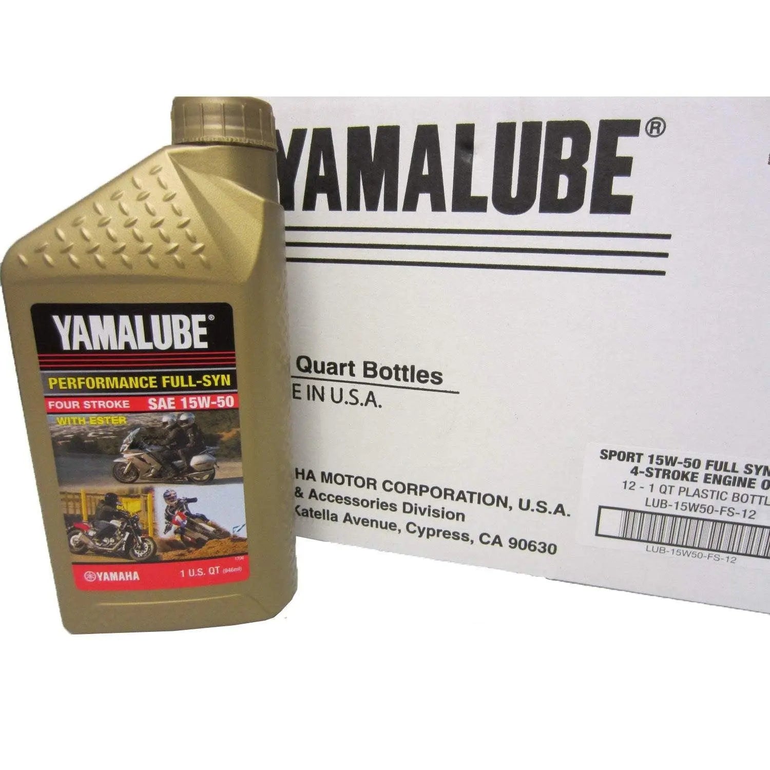 Yamaha Full Synthetic Oil 15w/50 - 1 Quart Yamaha