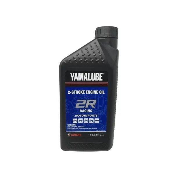 Yamaha Automotive Parts and Accessories Yamaha High Performance 2-Stroke Engine Oil - 1 Quart LUB-2STRK-R1-12 Jorgensen Powersports
