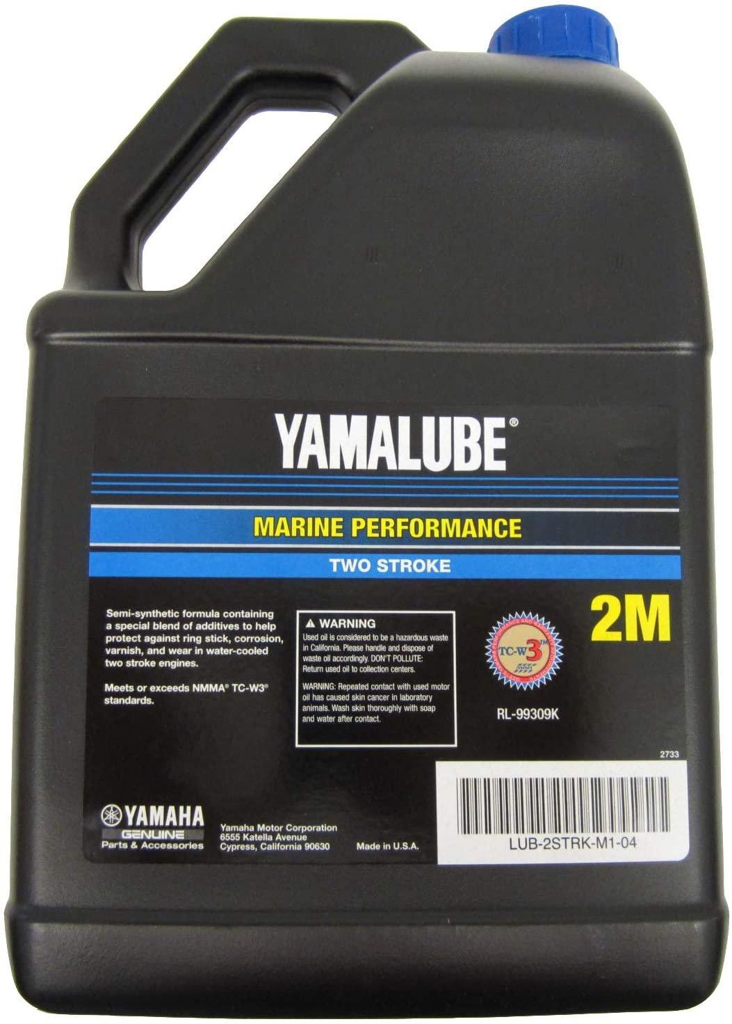 Yamaha Automotive Parts and Accessories Yamaha Marine 2-Stroke Oil - 1 Gallon LUB-2STRK-M1-04 Jorgensen Powersports