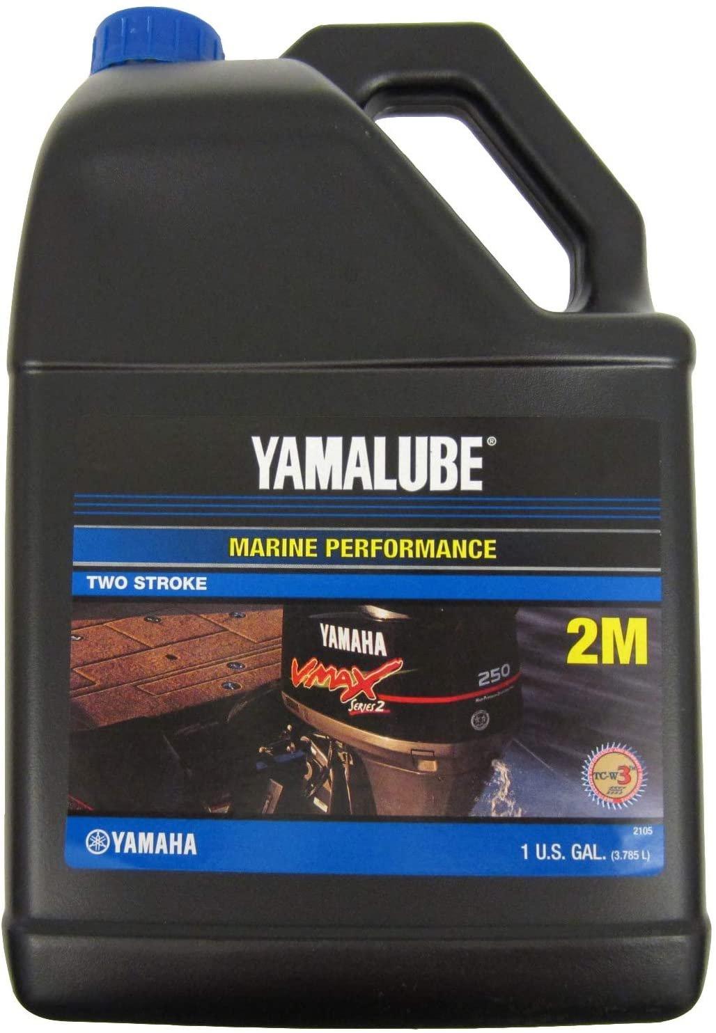 Yamaha Automotive Parts and Accessories Yamaha Marine 2-Stroke Oil - 1 Gallon LUB-2STRK-M1-04 Jorgensen Powersports