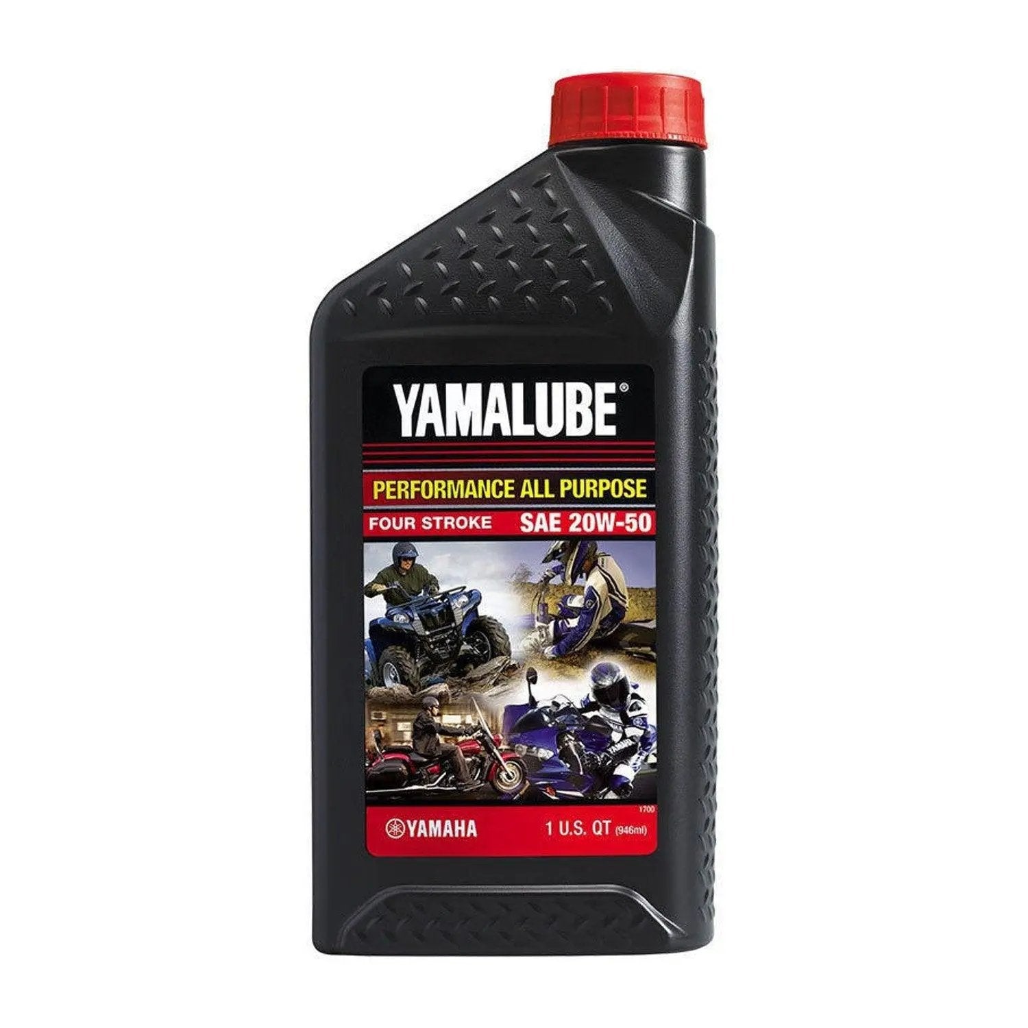 Yamaha Automotive Parts and Accessories Yamaha Performance All Purpose Oil 20w/50 - 1 Quart LUB-10W40-AP-12 765053812535 Jorgensen Powersports