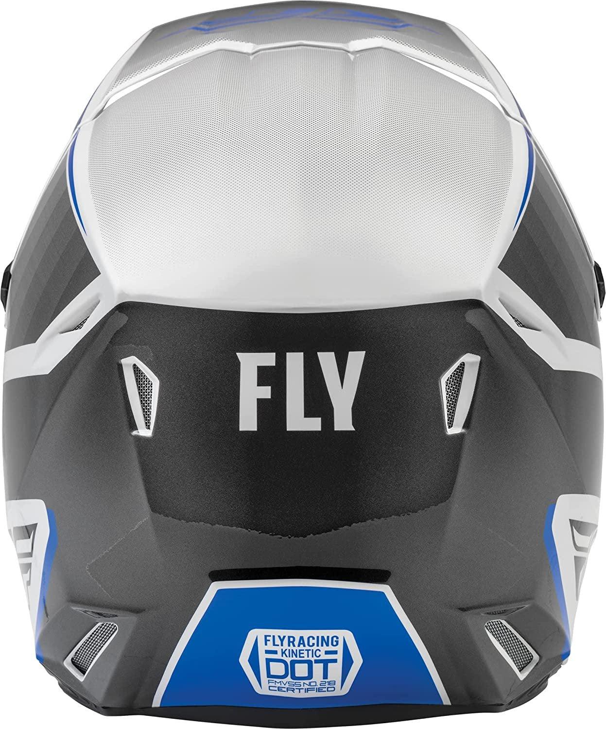 Fly Apparel Blue/Charcoal/White / X-Large Fly Kinetic Drift Helmet 73-8641X 191361293108 Jorgensen Powersports