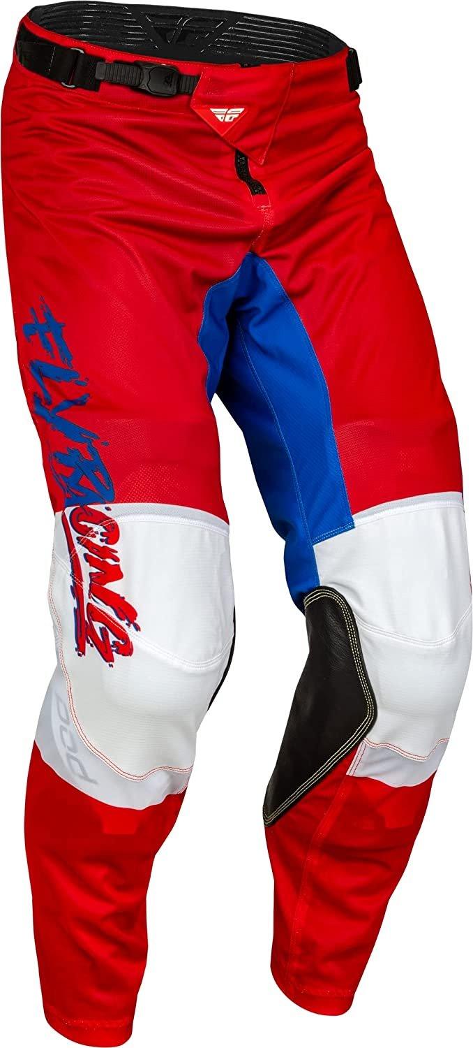 Fly Apparel RED/WHITE/BLUE / 24 Fly Kinetic Mesh Khaos Pants Youth 377-34424 B0BY34JKZ7 Jorgensen Powersports