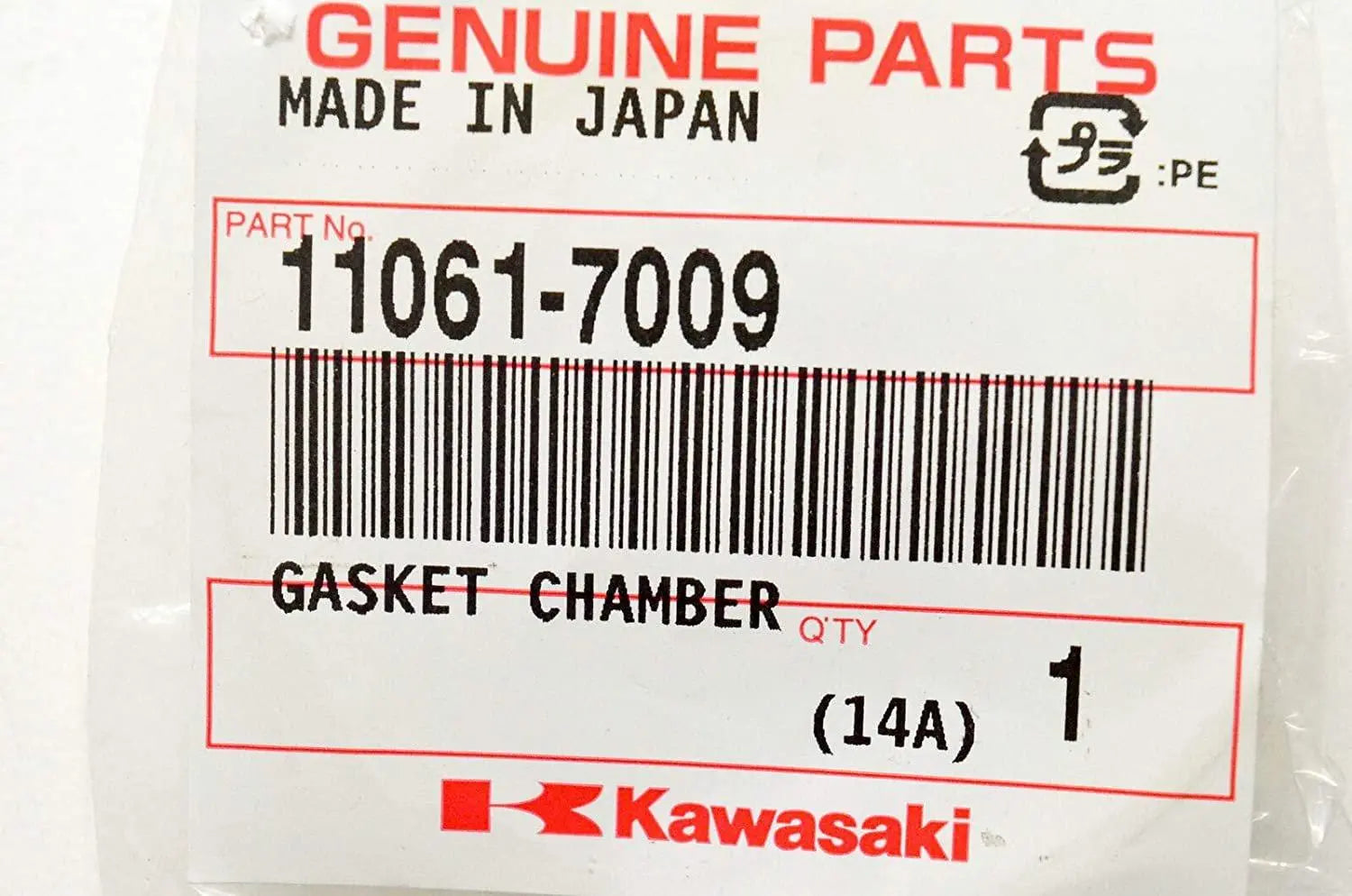 Kawasaki Chamber Gasket Kawasaki