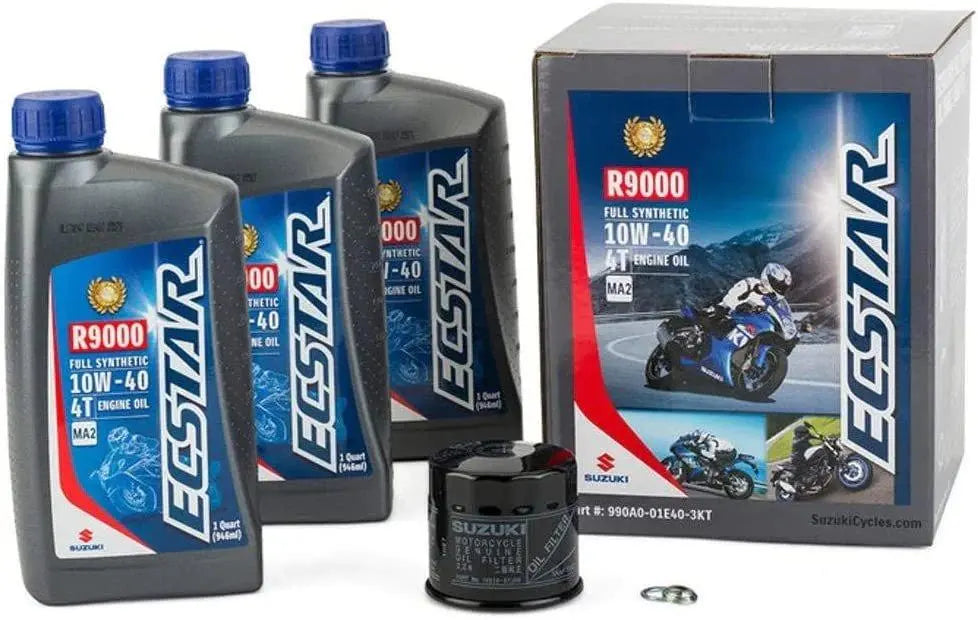 Suzuki Semi-Synthetic Oil Change Kit 10w/40 - 3 Quarts Suzuki