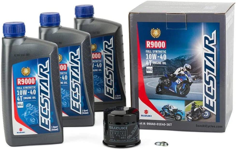 Suzuki Automotive Parts and Accessories Suzuki Semi-Synthetic Oil Change Kit 10w/40 - 3 Quarts 990A0-01E30-3KT M 708088768965 Jorgensen Powersports