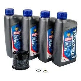 Suzuki Semi-Synthetic Oil Change Kit 10w/40 - 4 Quarts Suzuki