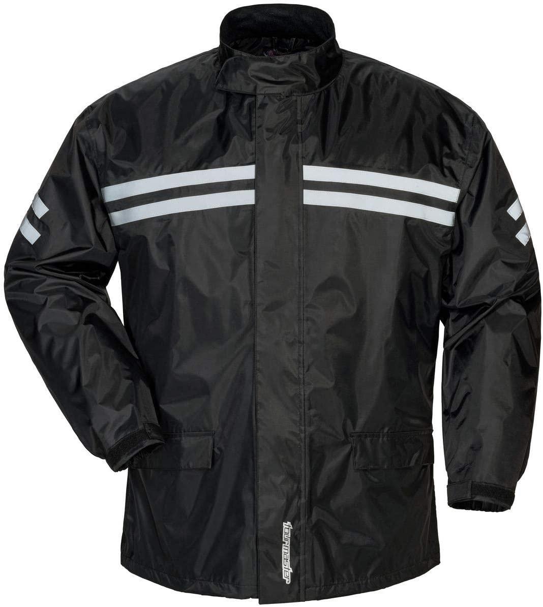 Tour Master Apparel Black / Large Tour Master Shield Rain Jacket 8789-0105-06 097261241013 Jorgensen Powersports